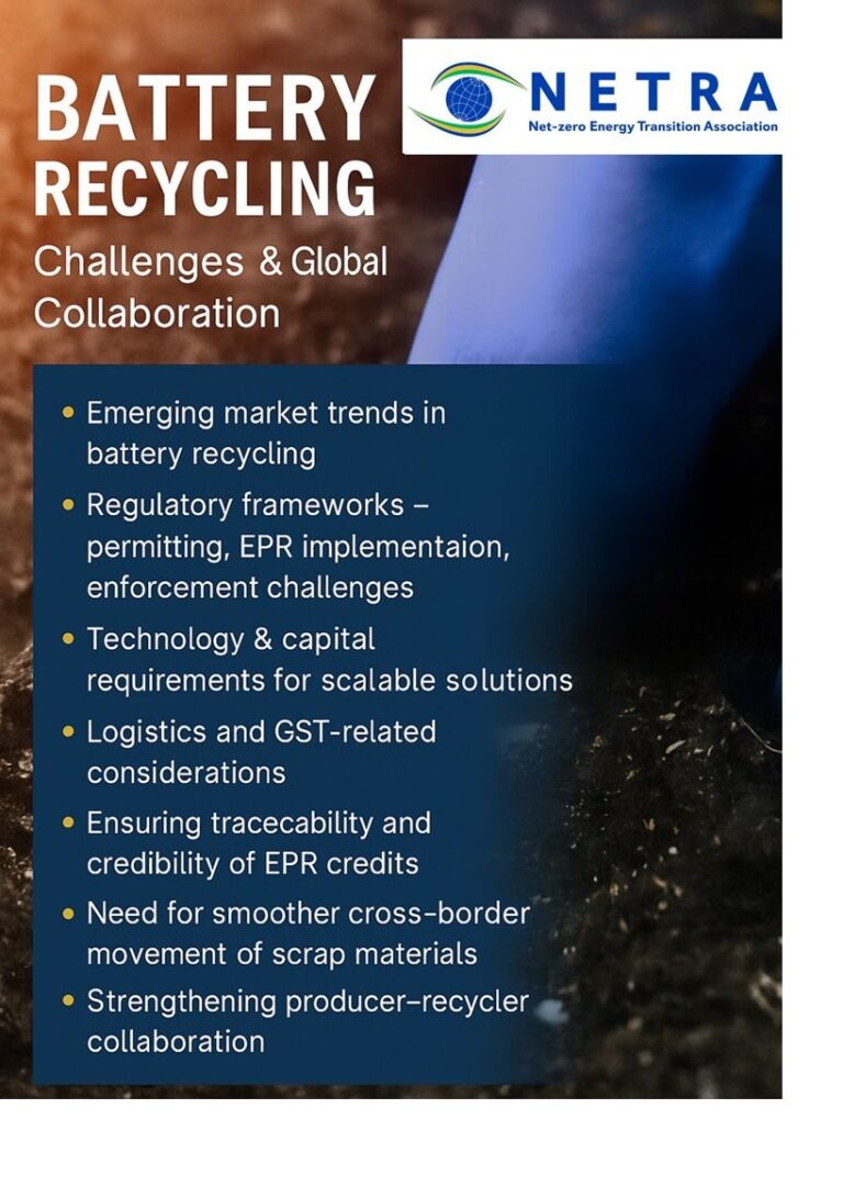 Battery Recycling: Challenges & Global Collaboration