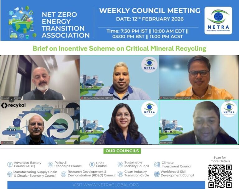 Fireside Chat on “Government Support scheme to develop Battery Recycling Ecosystem in India”