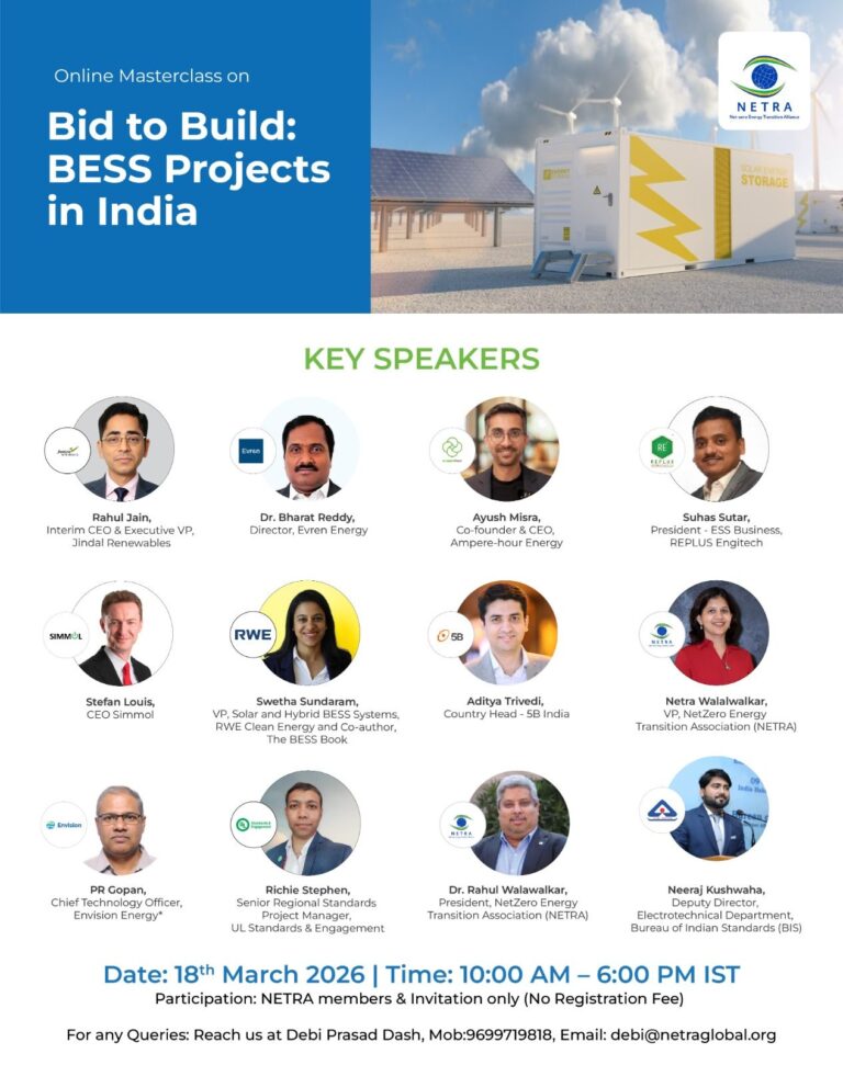 Bid to Build, BESS Projects in India