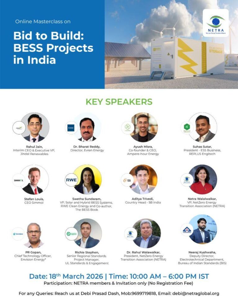 Bid to Build, BESS Projects in India