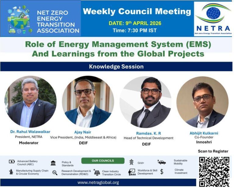 Role of Energy Management Systems (EMS) and learnings from Global Projects