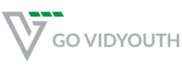 Go VidYouth logo with a gray geometric GV symbol and green diagonal bars to the left of the text GO VIDYOUTH.