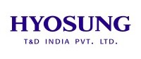 Hyosung T&D India Pvt. Ltd. logo in blue lettering