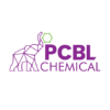 PCBL Chemical logo with a purple geometric elephant outline and a green hexagon above the text.