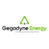 Gegadyne Energy logo with a green triangular emblem and the tagline 'Clinically precise, brutally efficient'.