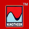 NIMOTHERM logo: red square frame with a blue mountain and black wave, 'NIMOTHERM' text below.