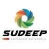 SUDEEP Advanced Materials logo with a multicolor circular swirl above the bold wordmark.