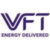 VFT logo with stylized purple letters and the slogan Energy Delivered.